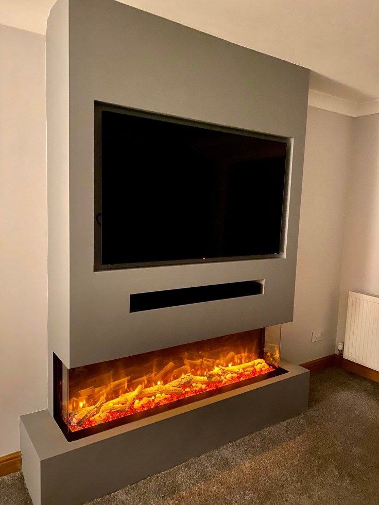 Media Wall – Mock Chimney&nbsp;Breast